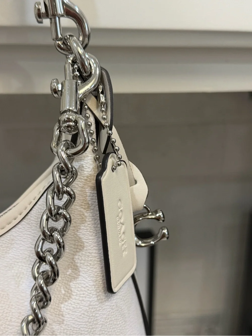 COACH CAM26 JULIET WHITE CHALK